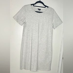 Gray loose fitted mini dress